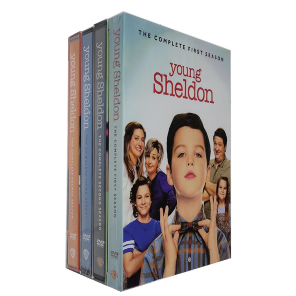 Young Sheldon The Season 1-4 (DVD Box Set) Brand New